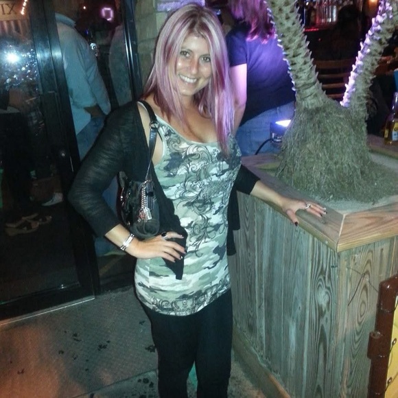 Live to be Spoiled Tops - Camo Print Tank Top